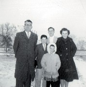 Bruce, David, Dan, Becky, Julia (Judy) Kish Dorrough